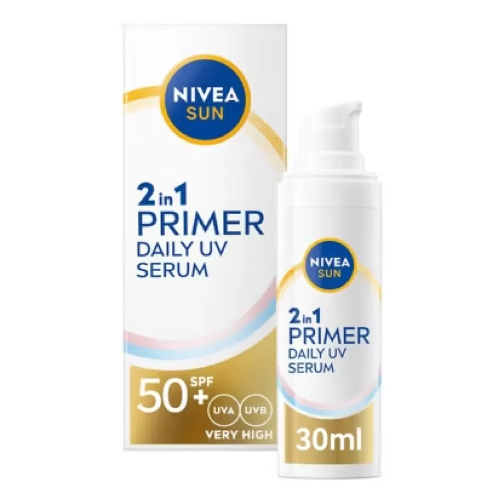 NIVEA SUN UV Face 2in1 Daily Primer Face Serum SPF50+ 30ml