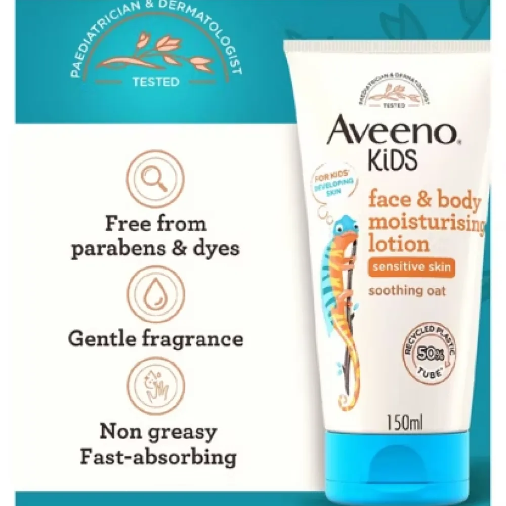 Aveeno Kids Face &amp; Body Moisturising Lotion