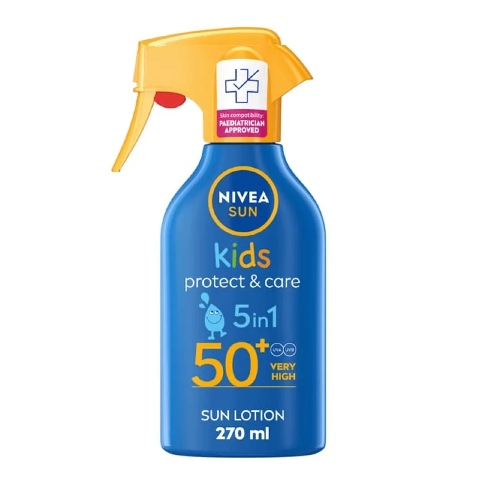 Nivea Sun Kids Protect &amp; Care Trigger Spray 270ml SPF50+