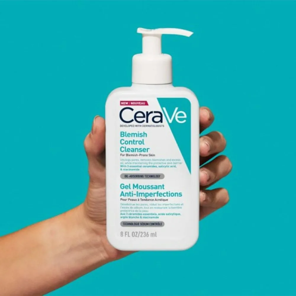 CeraVe Blemish Control Face Cleanser with 2% Salicylic Acid & Niacinamide 236ml