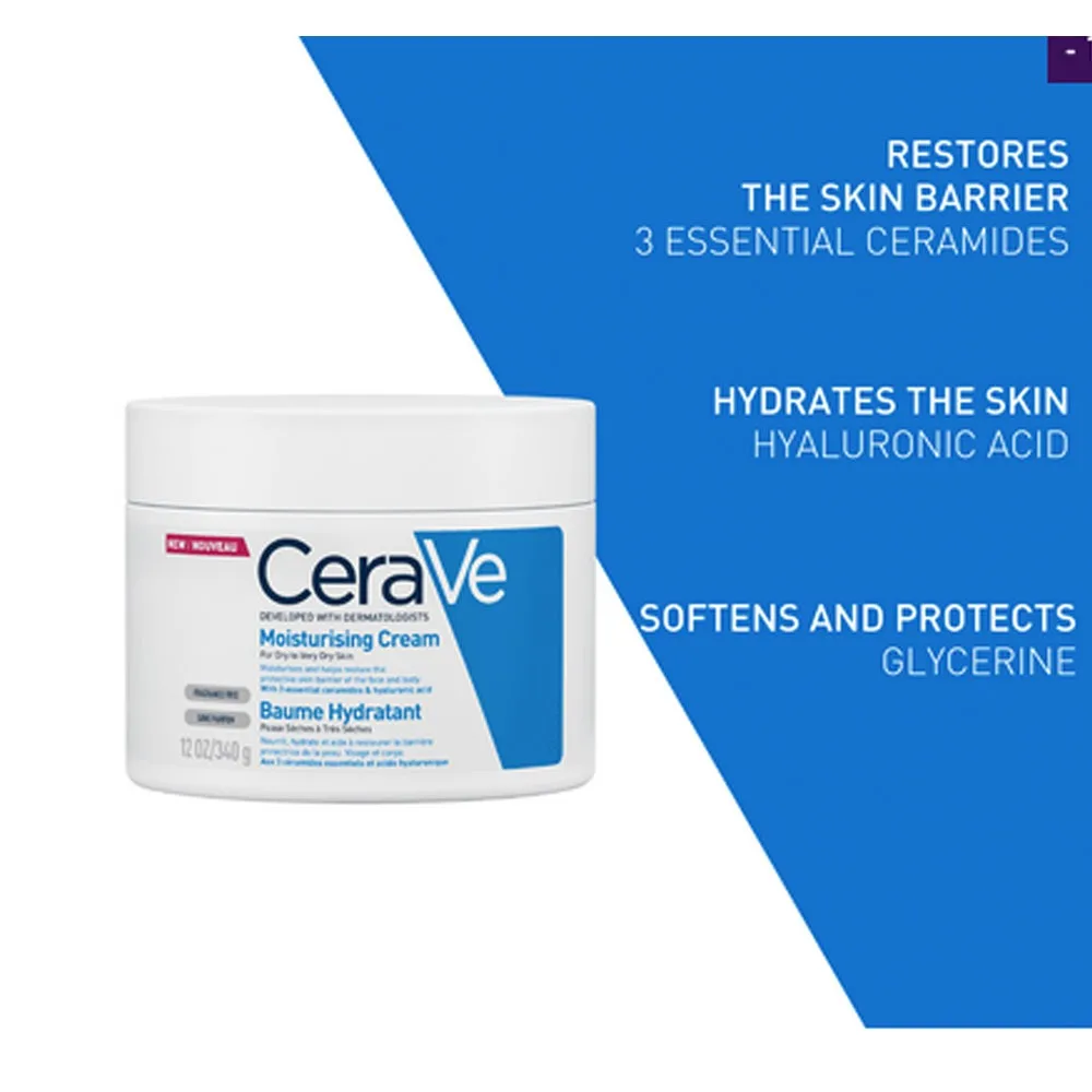 CeraVe Moisturising Cream Pot with Hyaluronic Acid &amp; Ceramides