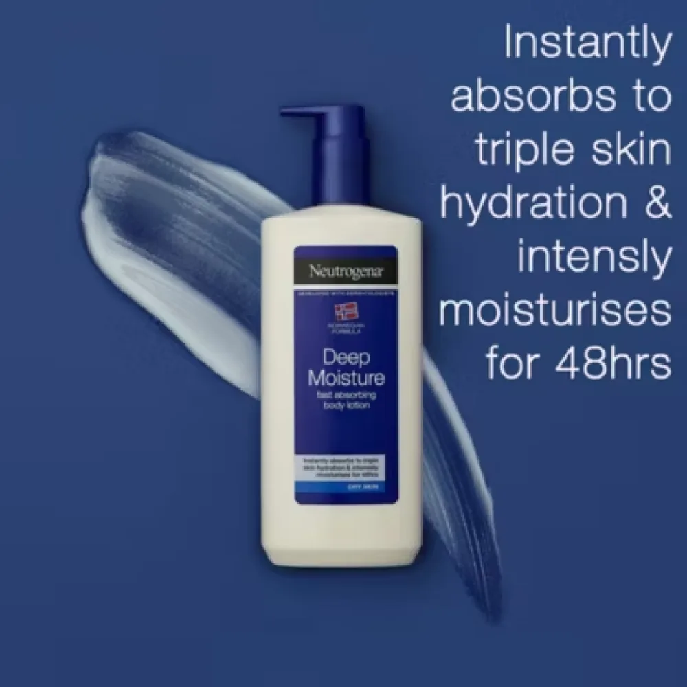 Neutrogena Deep Moisture Fast Absorbing Body Lotion 400ml